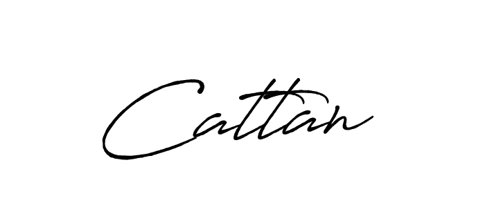 Use a signature maker to create a handwritten signature online. With this signature software, you can design (Antro_Vectra_Bolder) your own signature for name Cattan . Cattan  signature style 7 images and pictures png