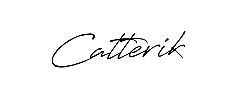 It looks lik you need a new signature style for name Catterik. Design unique handwritten (Antro_Vectra_Bolder) signature with our free signature maker in just a few clicks. Catterik signature style 7 images and pictures png