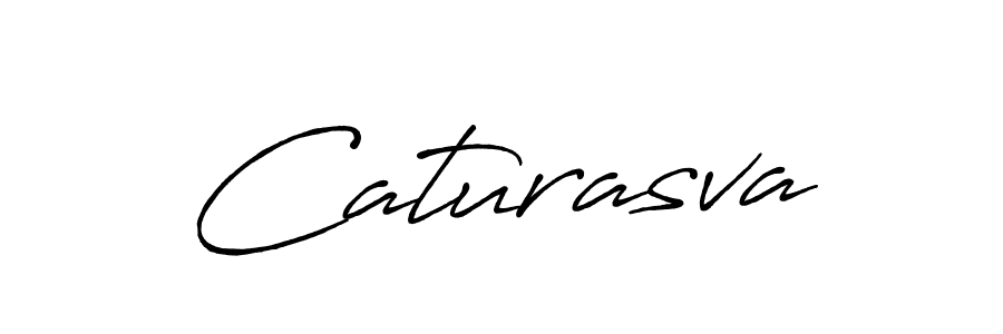 Create a beautiful signature design for name Caturasva. With this signature (Antro_Vectra_Bolder) fonts, you can make a handwritten signature for free. Caturasva signature style 7 images and pictures png