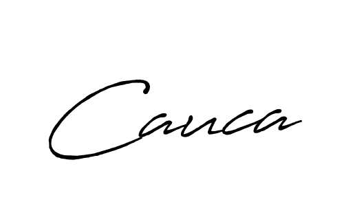 Cauca stylish signature style. Best Handwritten Sign (Antro_Vectra_Bolder) for my name. Handwritten Signature Collection Ideas for my name Cauca. Cauca signature style 7 images and pictures png