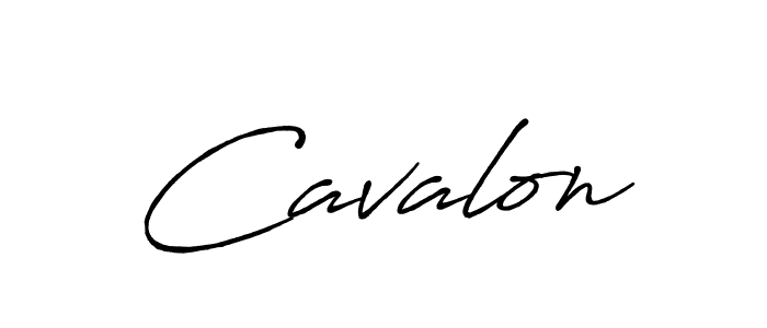 Use a signature maker to create a handwritten signature online. With this signature software, you can design (Antro_Vectra_Bolder) your own signature for name Cavalon. Cavalon signature style 7 images and pictures png