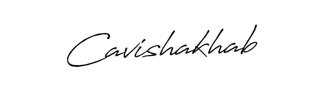 Make a beautiful signature design for name Cavishakhab. With this signature (Antro_Vectra_Bolder) style, you can create a handwritten signature for free. Cavishakhab signature style 7 images and pictures png