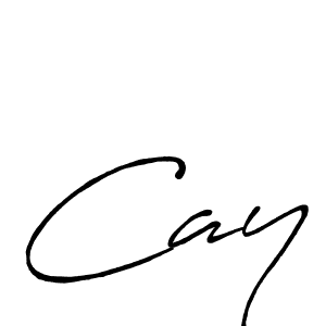 Design your own signature with our free online signature maker. With this signature software, you can create a handwritten (Antro_Vectra_Bolder) signature for name Cay. Cay signature style 7 images and pictures png
