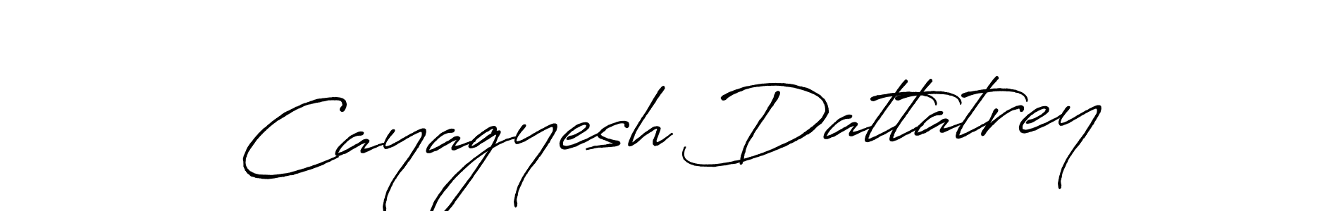 Make a beautiful signature design for name Cayagyesh Dattatrey. With this signature (Antro_Vectra_Bolder) style, you can create a handwritten signature for free. Cayagyesh Dattatrey signature style 7 images and pictures png