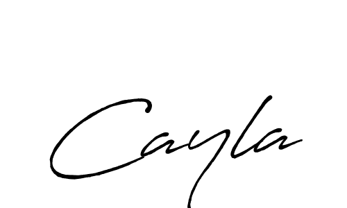 Make a beautiful signature design for name Cayla. With this signature (Antro_Vectra_Bolder) style, you can create a handwritten signature for free. Cayla signature style 7 images and pictures png