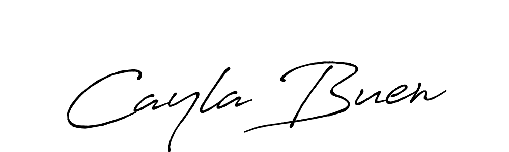 Design your own signature with our free online signature maker. With this signature software, you can create a handwritten (Antro_Vectra_Bolder) signature for name Cayla Buen. Cayla Buen signature style 7 images and pictures png