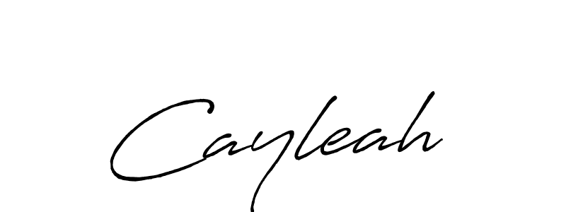 How to make Cayleah  signature? Antro_Vectra_Bolder is a professional autograph style. Create handwritten signature for Cayleah  name. Cayleah  signature style 7 images and pictures png