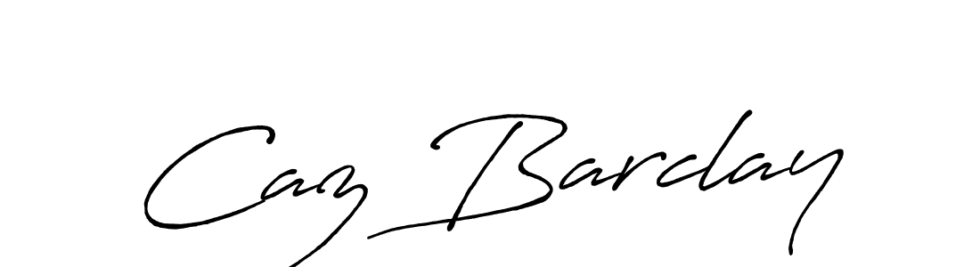 How to make Caz Barclay name signature. Use Antro_Vectra_Bolder style for creating short signs online. This is the latest handwritten sign. Caz Barclay signature style 7 images and pictures png