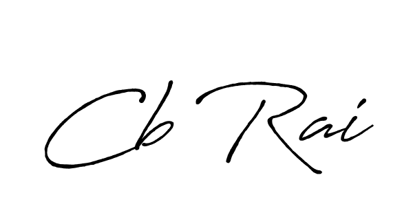 Design your own signature with our free online signature maker. With this signature software, you can create a handwritten (Antro_Vectra_Bolder) signature for name Cb Rai. Cb Rai signature style 7 images and pictures png