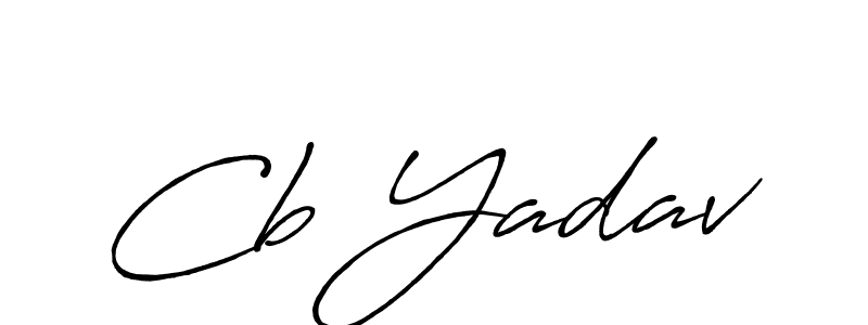 It looks lik you need a new signature style for name Cb Yadav. Design unique handwritten (Antro_Vectra_Bolder) signature with our free signature maker in just a few clicks. Cb Yadav signature style 7 images and pictures png