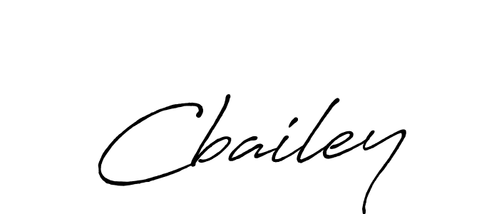 Make a beautiful signature design for name Cbailey. With this signature (Antro_Vectra_Bolder) style, you can create a handwritten signature for free. Cbailey signature style 7 images and pictures png