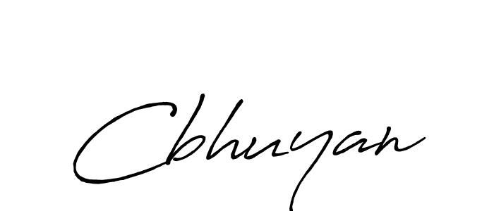 Use a signature maker to create a handwritten signature online. With this signature software, you can design (Antro_Vectra_Bolder) your own signature for name Cbhuyan. Cbhuyan signature style 7 images and pictures png