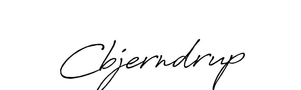 How to make Cbjerndrup signature? Antro_Vectra_Bolder is a professional autograph style. Create handwritten signature for Cbjerndrup name. Cbjerndrup signature style 7 images and pictures png