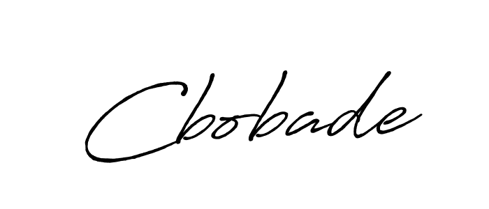 Also we have Cbobade name is the best signature style. Create professional handwritten signature collection using Antro_Vectra_Bolder autograph style. Cbobade signature style 7 images and pictures png