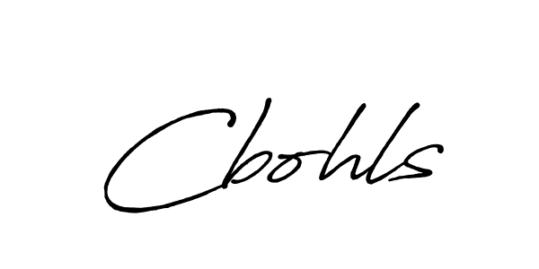 Design your own signature with our free online signature maker. With this signature software, you can create a handwritten (Antro_Vectra_Bolder) signature for name Cbohls. Cbohls signature style 7 images and pictures png