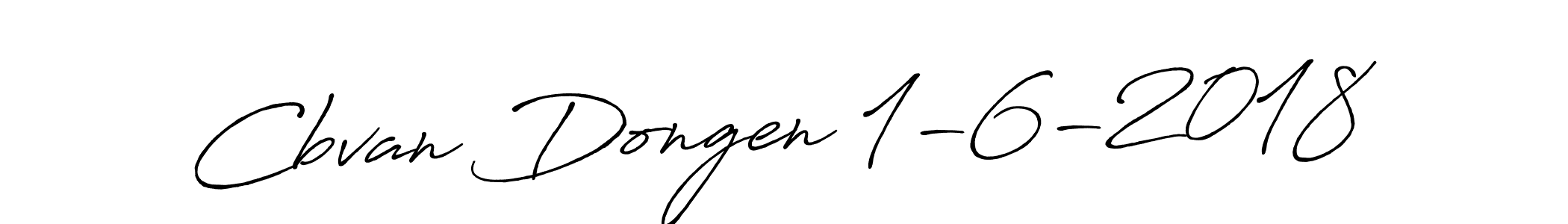 The best way (Antro_Vectra_Bolder) to make a short signature is to pick only two or three words in your name. The name Cbvan Dongen 1-6-2018 include a total of six letters. For converting this name. Cbvan Dongen 1-6-2018 signature style 7 images and pictures png