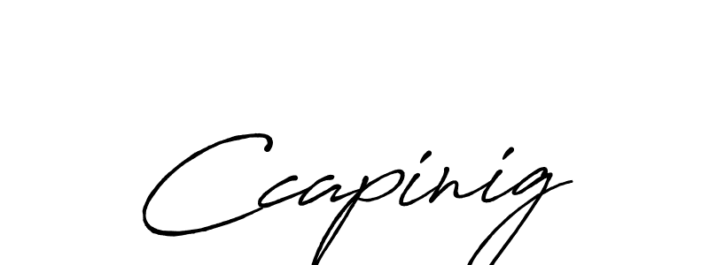 Make a beautiful signature design for name Ccapinig. With this signature (Antro_Vectra_Bolder) style, you can create a handwritten signature for free. Ccapinig signature style 7 images and pictures png