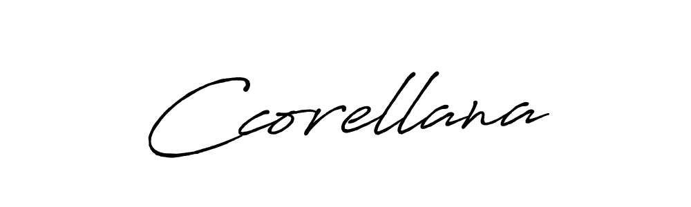 Use a signature maker to create a handwritten signature online. With this signature software, you can design (Antro_Vectra_Bolder) your own signature for name Ccorellana. Ccorellana signature style 7 images and pictures png