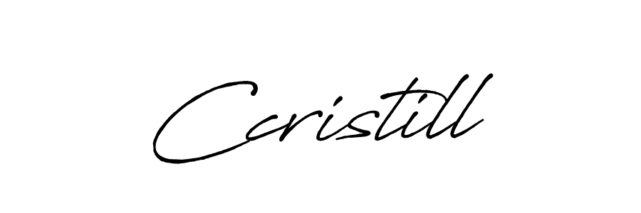 The best way (Antro_Vectra_Bolder) to make a short signature is to pick only two or three words in your name. The name Ccristill include a total of six letters. For converting this name. Ccristill signature style 7 images and pictures png