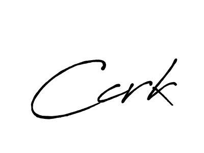 Create a beautiful signature design for name Ccrk. With this signature (Antro_Vectra_Bolder) fonts, you can make a handwritten signature for free. Ccrk signature style 7 images and pictures png