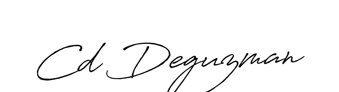 Design your own signature with our free online signature maker. With this signature software, you can create a handwritten (Antro_Vectra_Bolder) signature for name Cd Deguzman. Cd Deguzman signature style 7 images and pictures png