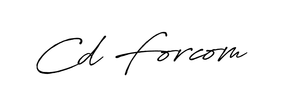 How to make Cd Forcom signature? Antro_Vectra_Bolder is a professional autograph style. Create handwritten signature for Cd Forcom name. Cd Forcom signature style 7 images and pictures png