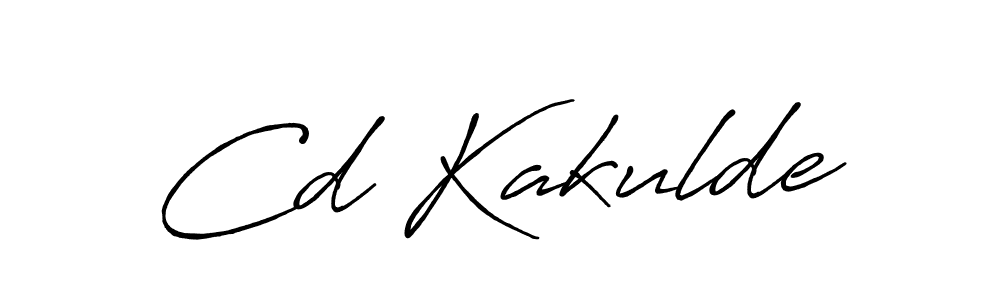 Use a signature maker to create a handwritten signature online. With this signature software, you can design (Antro_Vectra_Bolder) your own signature for name Cd Kakulde. Cd Kakulde signature style 7 images and pictures png