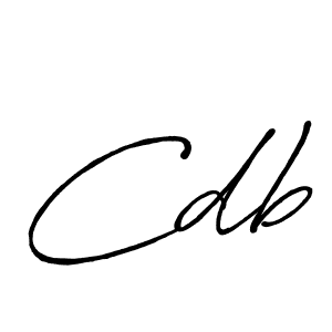 Create a beautiful signature design for name Cdb. With this signature (Antro_Vectra_Bolder) fonts, you can make a handwritten signature for free. Cdb signature style 7 images and pictures png