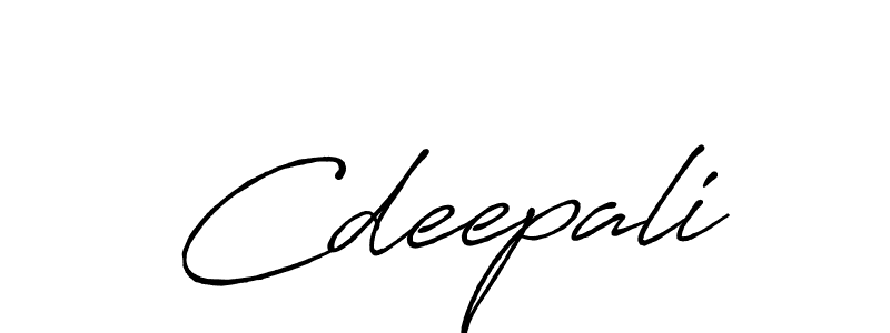 Design your own signature with our free online signature maker. With this signature software, you can create a handwritten (Antro_Vectra_Bolder) signature for name Cdeepali. Cdeepali signature style 7 images and pictures png