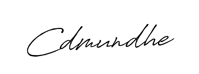 It looks lik you need a new signature style for name Cdmundhe. Design unique handwritten (Antro_Vectra_Bolder) signature with our free signature maker in just a few clicks. Cdmundhe signature style 7 images and pictures png