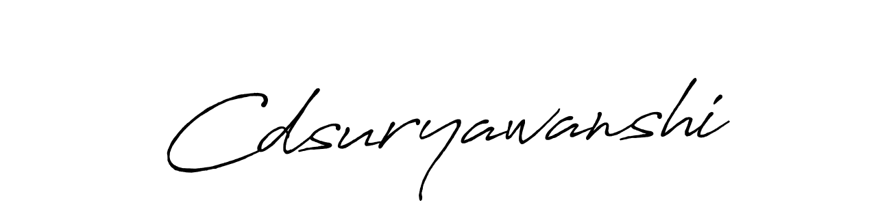 It looks lik you need a new signature style for name Cdsuryawanshi. Design unique handwritten (Antro_Vectra_Bolder) signature with our free signature maker in just a few clicks. Cdsuryawanshi signature style 7 images and pictures png