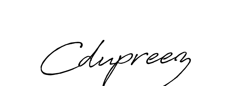 if you are searching for the best signature style for your name Cdupreez. so please give up your signature search. here we have designed multiple signature styles  using Antro_Vectra_Bolder. Cdupreez signature style 7 images and pictures png