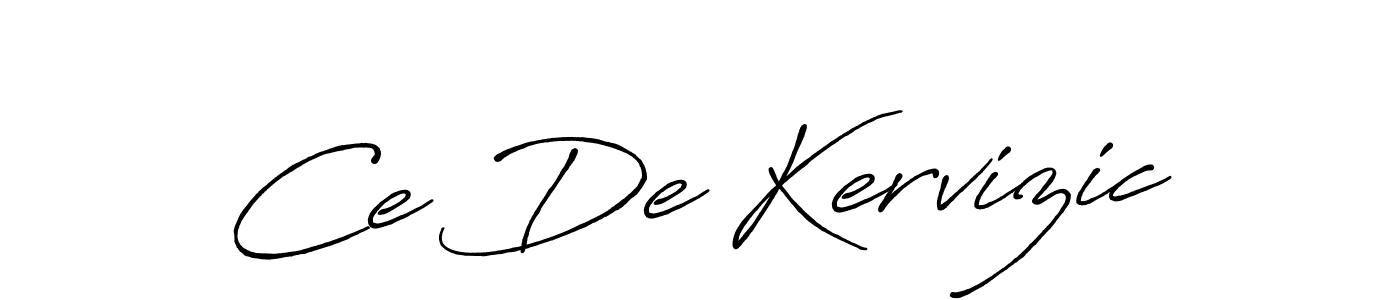 Here are the top 10 professional signature styles for the name Ce De Kervizic. These are the best autograph styles you can use for your name. Ce De Kervizic signature style 7 images and pictures png