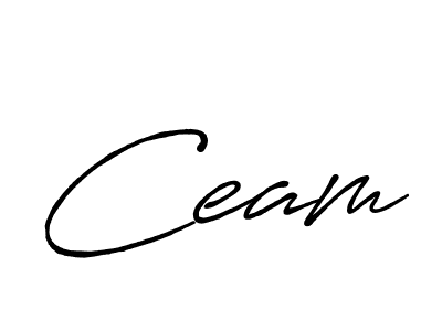 Also You can easily find your signature by using the search form. We will create Ceam name handwritten signature images for you free of cost using Antro_Vectra_Bolder sign style. Ceam signature style 7 images and pictures png