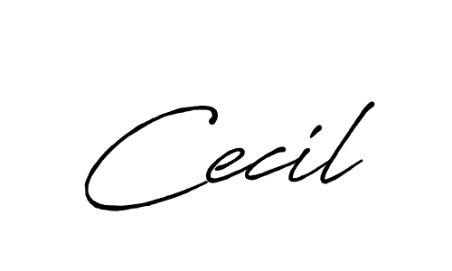 How to make Cecil signature? Antro_Vectra_Bolder is a professional autograph style. Create handwritten signature for Cecil name. Cecil signature style 7 images and pictures png