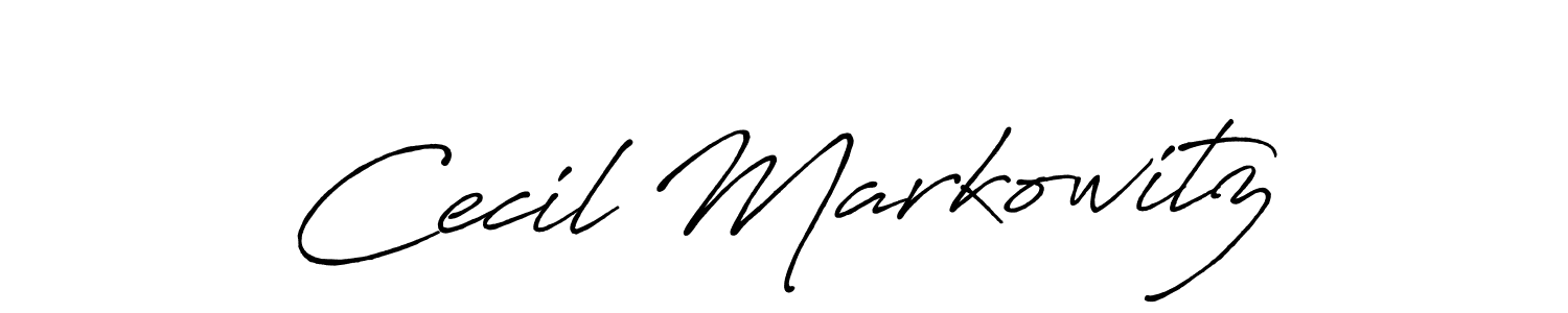 Also we have Cecil Markowitz name is the best signature style. Create professional handwritten signature collection using Antro_Vectra_Bolder autograph style. Cecil Markowitz signature style 7 images and pictures png