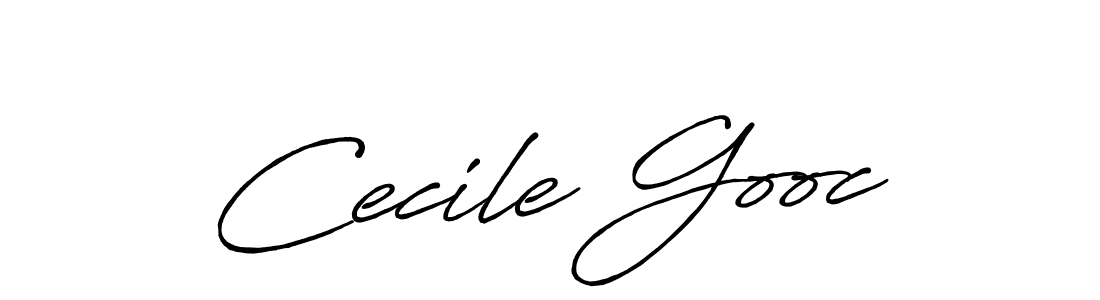 Create a beautiful signature design for name Cecile Gooc. With this signature (Antro_Vectra_Bolder) fonts, you can make a handwritten signature for free. Cecile Gooc signature style 7 images and pictures png