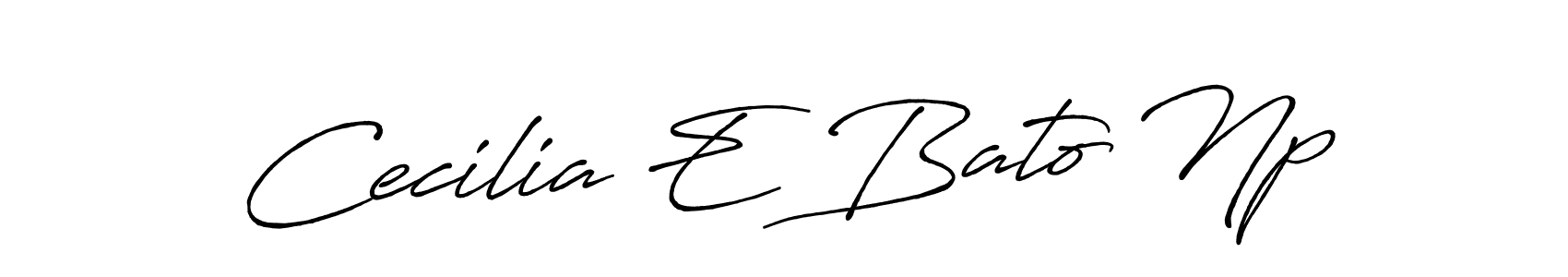 How to make Cecilia E Bato Np signature? Antro_Vectra_Bolder is a professional autograph style. Create handwritten signature for Cecilia E Bato Np name. Cecilia E Bato Np signature style 7 images and pictures png