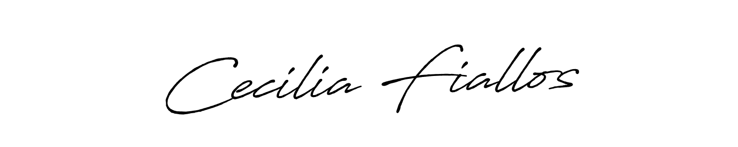 Cecilia Fiallos stylish signature style. Best Handwritten Sign (Antro_Vectra_Bolder) for my name. Handwritten Signature Collection Ideas for my name Cecilia Fiallos. Cecilia Fiallos signature style 7 images and pictures png