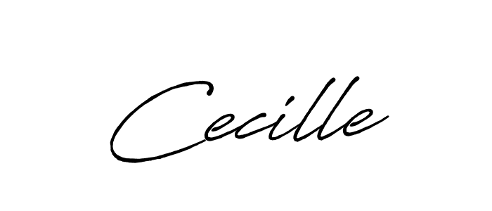 You should practise on your own different ways (Antro_Vectra_Bolder) to write your name (Cecille) in signature. don't let someone else do it for you. Cecille signature style 7 images and pictures png