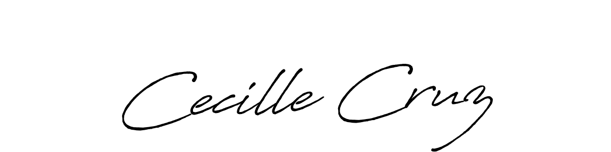 if you are searching for the best signature style for your name Cecille Cruz. so please give up your signature search. here we have designed multiple signature styles  using Antro_Vectra_Bolder. Cecille Cruz signature style 7 images and pictures png