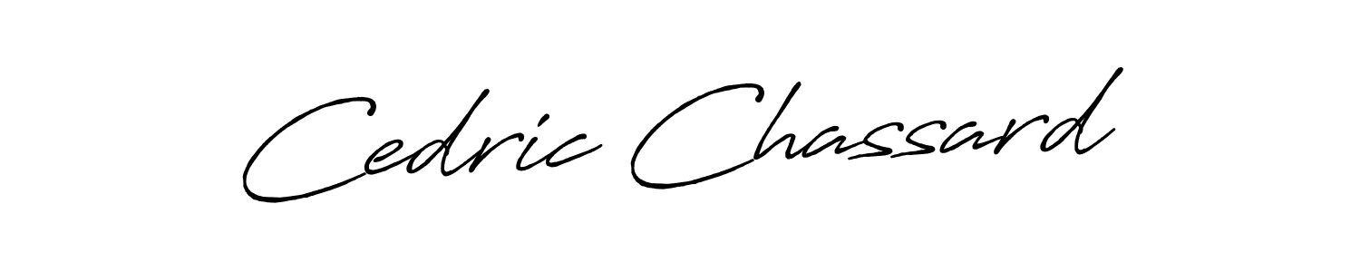 Create a beautiful signature design for name Cedric Chassard. With this signature (Antro_Vectra_Bolder) fonts, you can make a handwritten signature for free. Cedric Chassard signature style 7 images and pictures png