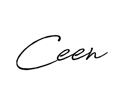 How to make Ceen signature? Antro_Vectra_Bolder is a professional autograph style. Create handwritten signature for Ceen name. Ceen signature style 7 images and pictures png