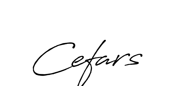 Use a signature maker to create a handwritten signature online. With this signature software, you can design (Antro_Vectra_Bolder) your own signature for name Cefars. Cefars signature style 7 images and pictures png