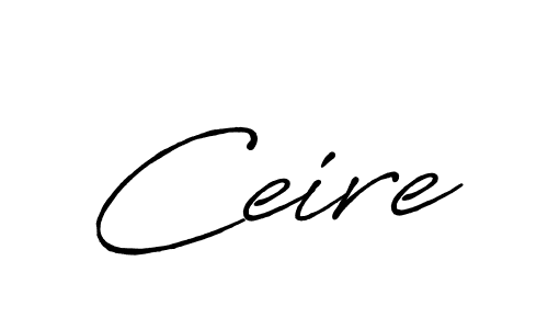 Similarly Antro_Vectra_Bolder is the best handwritten signature design. Signature creator online .You can use it as an online autograph creator for name Ceire. Ceire signature style 7 images and pictures png