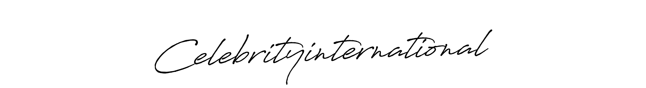 Also You can easily find your signature by using the search form. We will create Celebrityinternational name handwritten signature images for you free of cost using Antro_Vectra_Bolder sign style. Celebrityinternational signature style 7 images and pictures png