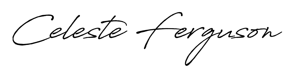 The Antro_Vectra_Bolder lettering style adds unique flourish to name Celeste Ferguson. Stand out with a custom digital autograph made in seconds. Celeste Ferguson signature style 7 images and pictures png