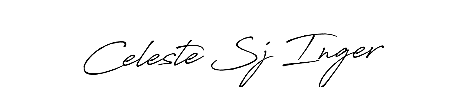 You should practise on your own different ways (Antro_Vectra_Bolder) to write your name (Celeste Sj Inger) in signature. don't let someone else do it for you. Celeste Sj Inger signature style 7 images and pictures png