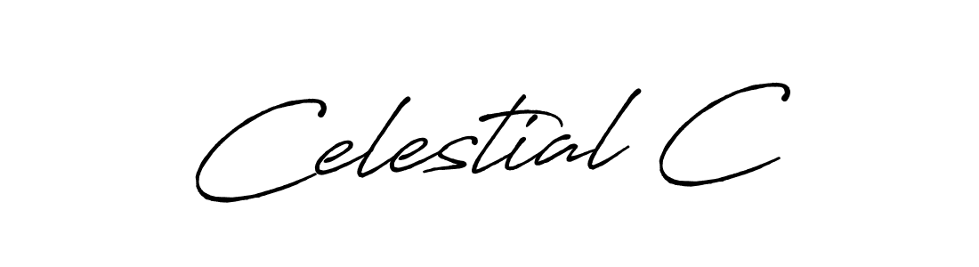 Once you've used our free online signature maker to create your best signature Antro_Vectra_Bolder style, it's time to enjoy all of the benefits that Celestial C name signing documents. Celestial C signature style 7 images and pictures png