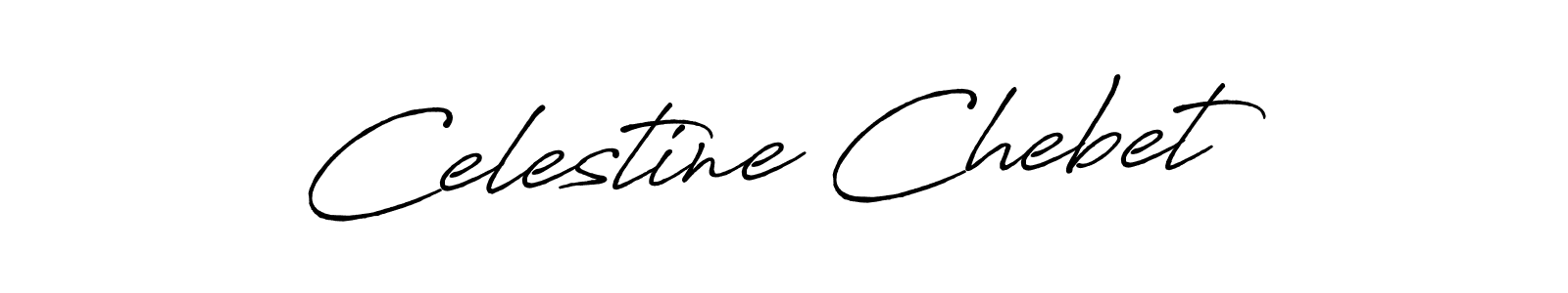 It looks lik you need a new signature style for name Celestine Chebet. Design unique handwritten (Antro_Vectra_Bolder) signature with our free signature maker in just a few clicks. Celestine Chebet signature style 7 images and pictures png